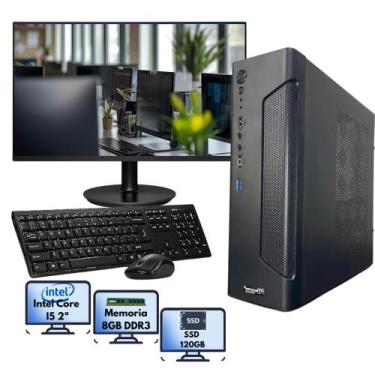 Imagem de Computador Completo Intel i5 2ª Geração 8GB SSD 120GB Win11 - Wa Eletr