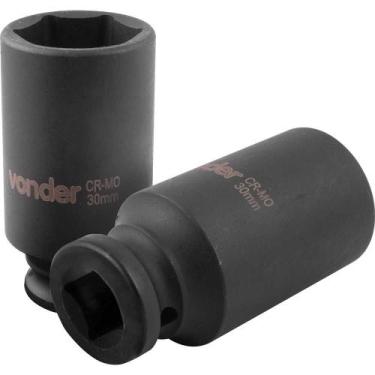 Imagem de Soquete Sextavado Longo Impacto 30mm Encaixe 1/2pol Vonder