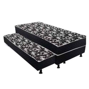 Imagem de Bicama Solteiro Colchão Conjugado Com Cama Auxiliar 5cm
