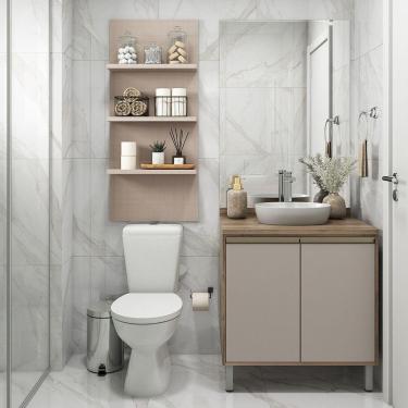 Imagem de Gabinete Para Banheiro E Prateleira Suprema Com Graff