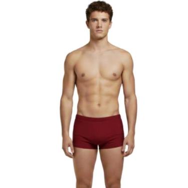 Imagem de Sunga Box Básica Lisa WLS Modas Confortavel Para Piscina Moda Praia Ma