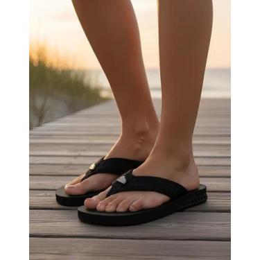 Imagem de Chinelo Masculino DuRio Ultra Premium Neo Black Espuma Conforto Esporã