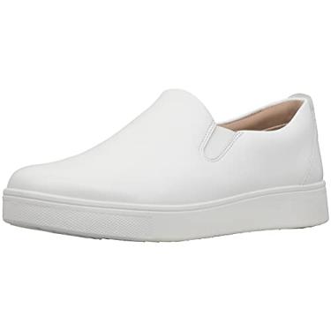 Imagem de FitFlop Tênis feminino Sania Skates, Branco urbano, 9