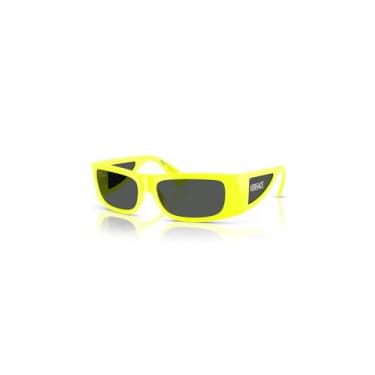 Imagem de Yellow Fluo Rectangle RX-Óculos de sol da Versace