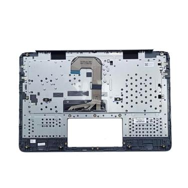 Imagem de Lyinsen Substituição para laptop HP Chromebook 14 G6 capa superior para montagem de teclado com apoio de palma peça 29.5 cm L90459-001 capa superior cinza