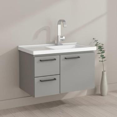 Imagem de Gabinete para Banheiro em Aço 61,5cm Romã - Cozimax