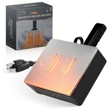 Imagem de Aquecedor magnético de bloco de motor, 300 W para aquecedor universal de cárter de óleo, serve para caminhões, tratores, carros, SUVs para evitar congelamento, substituição para 1190X