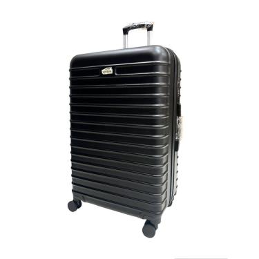 Imagem de Mala Grande 35Kg Expansível Ultra Leve Preta Fan Giratória