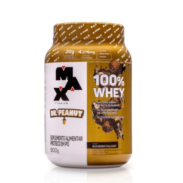 Imagem de 100% WHEY DR. PEANUT POTE 900G BOMBOM ITALIANO