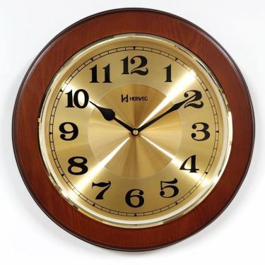 Imagem de Relógio De Parede Madeira Amieiro Herweg 460311 Único