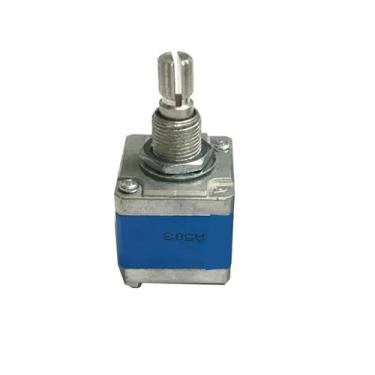 Imagem de UHFILYQBA 1 Potenciômetro de volume de canal estéreo A20K B20K A50K 8 pinos Switch Fever Grade AD-66A 20 mm Eixo ameixa (A50k)