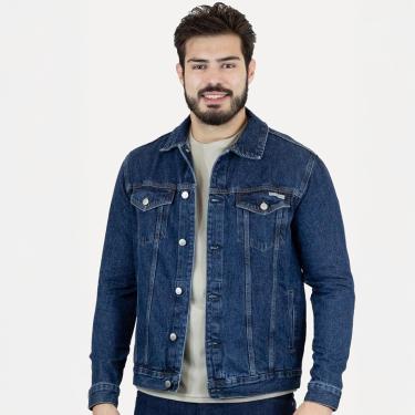 Imagem de Jaqueta Jeans Calvin Klein Casual Masculina-Masculino