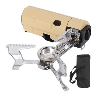 Imagem de Fogão portátil para acampamento – Fogão portátil à prova de vento, fogão dobrável para sobrevivência ao ar livre, montanhismo, trailer, caminhadas, piquenique, viagem de carro