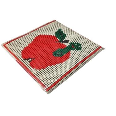 Imagem de Kit para iniciantes em bordado em tela, incluindo fios, agulhas e manual de tapeçaria com meia agulha(018)