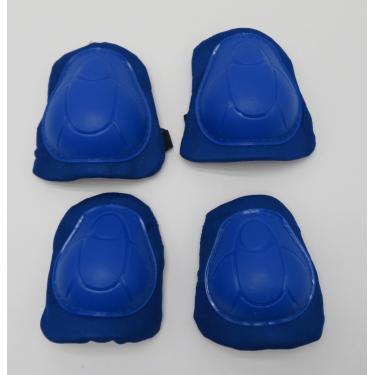 Imagem de Kit de proteção infantil com capacete - Azul - TAM M