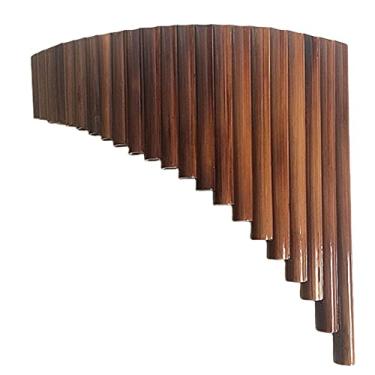 Imagem de Flauta Pan Flauta 22 tubos plástico ABS ou material de bambu flauta chave G Panpipes instrumentos musicais