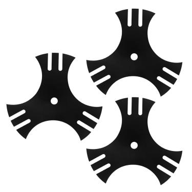 Imagem de Andorm Lâminas Star Edger 9 x 5/8 com orifício central universal de substituição de lâmina de borda de 3 lados 23 cm para artesão, Troy-Bilt, MTD Edgers, 781-0748-0637 781-0748,981-0748, 40-009