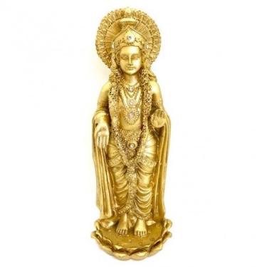 Imagem de Imagem Parvati Dourada Escultura Resina Estátua 24 cm - Lua Mistica