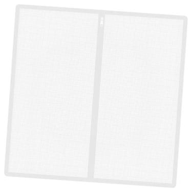 Imagem de Baoblaze Portão retrátil para gatos e bebês, sem necessidade de furar a porta, cortina de malha para casa, cozinha, deck, uso interno e externo, Branco, L