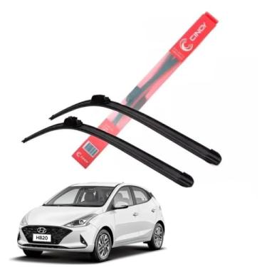 Imagem de Jogo Palheta Limpador De Parabrisa HB20 2020 2021 2022 2023 2024 2025 Encaixe específico