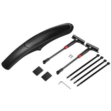 Imagem de Paralamas ajustáveis ​​para bicicletas de estrada e montanha, compatíveis com pneus 700c de 26 a 29 polegadas, dianteiros e traseiros. Paralamas alargados com aileron.(ALT-006)