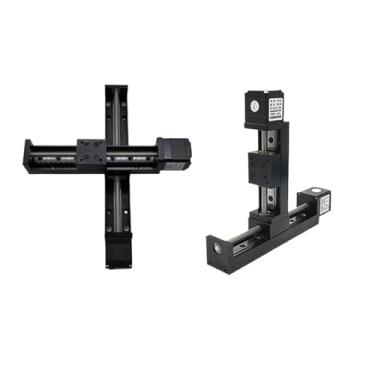 Imagem de XY XZ Eixo T-Type Linear Trilho de Guia Mini Mesa Deslizante Motorizada 50-300 mm Curso Nema11 Motor de Passo 28 mm para Impressora CNC 3D DIY (Z-Axis 200mm Stroke, X-300 Stroke 2 Pitch)