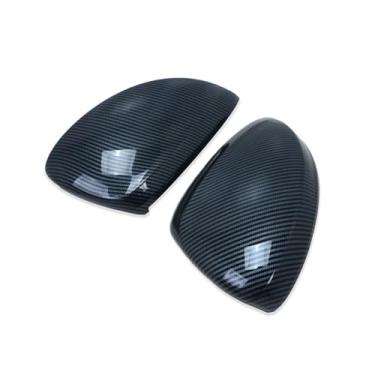 Imagem de Compatível Com VW Tiguan 2017-2023 - Capa Protetora Cromada Para Espelho Retrovisor Lateral - Acessórios De Estilo Automotivo(Carbon Fiber pattem)