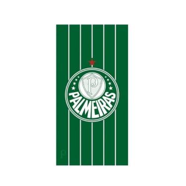 Imagem de Toalha De Banho E Praia Veludo Time Palmeiras 08 Dhler - Dohler