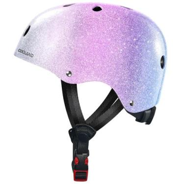 Imagem de Capacete de bicicleta Odoland Kids Sparkling Rainbow 48-55cm