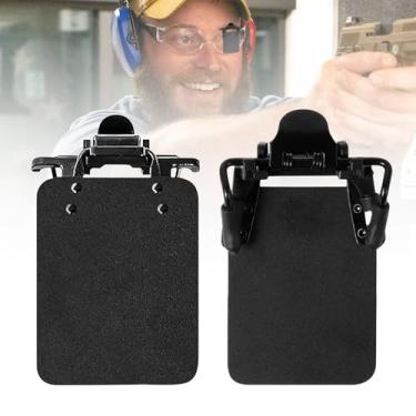 Imagem de Patch de óculos de tiro com clipe – Oclusor ocular para rifle, pistola, assistência de tiro com arco, 1 peça (preto, B)