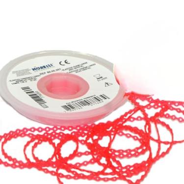 Imagem de Elástico Borrachinha de Aparelho Ortodôntico Corrente Longo 1.5 metros