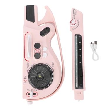 Imagem de OPPWONG Brinquedo de Guitarra Infantil Dobrável Sem Cordas de 70 Cm Bluetooth Multifuncional Design Ergonômico Instrumento Musical Portátil para Treinamento de Desenvolvimento (Rosa)