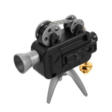 Imagem de COOLHIYA Projetor de filme em miniatura vintage, escultura, manivela, retrô, decoração de casa, decoração de casa, decoração de casa para mesa de cinema colecionável, família e adereço fotográfico