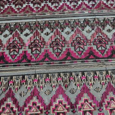 Imagem de Tecido Tule Paetê Bordado Imperial 1,30m Para Vestidos de Festa e Carn