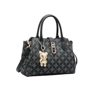 Imagem de Bolsa Chenson Original 3485385 – Estruturada, Alça Tiracolo Removível, Chaveiro Ursinho – Preto