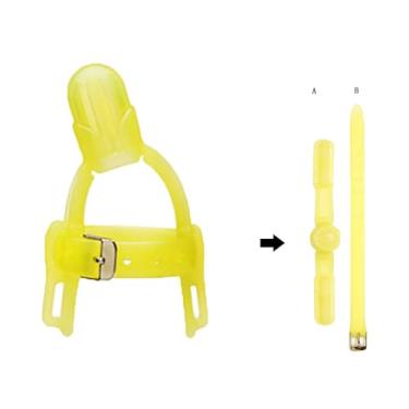 Imagem de Naroote Protetor de Dedo de Silicone Ajustável para bebê Mordedor Mordedor Infantil, Diga Adeus Ao Mau Hábito, Saúde e Segurança, Amarelo (#11)