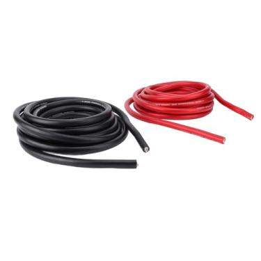 Imagem de RiToEasysports Cabo de Aterramento de Energia para Carro 1/0AWG 20 Pés, Cabos de Alimentação de Cobre Flexíveis para Trailer de Carro, Fio de Aterramento para Soldagem de Inversor de 12V para