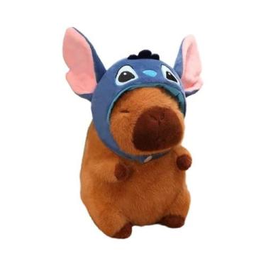Imagem de Brinquedo De Pelúcia Stitch Pikachu Kuromi Capybara, Animal De Estimaç
