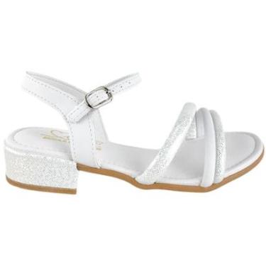 Imagem de Sandalia Infantil Kidy Saltinho Quadrado Brilho Ortopedica-Feminino