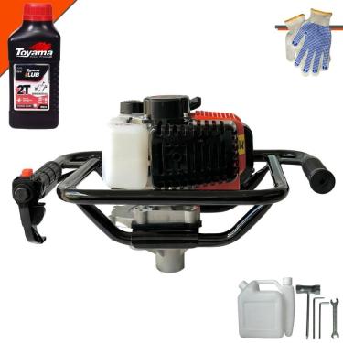 Imagem de Trado Motorizado Sem Broca À Gasolina Vant VPS52 52cc 2HP 6.500rpm Perfurador de Solo Profissional Com Empunhadura Ergonômica + ÓLEO TOYAMA 2T