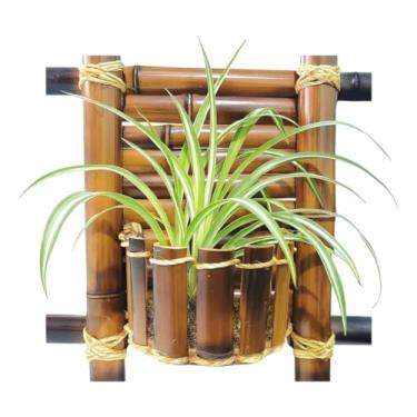 Imagem de Suporte de Parede p/Plantas em Bambu Floreira - Sisal