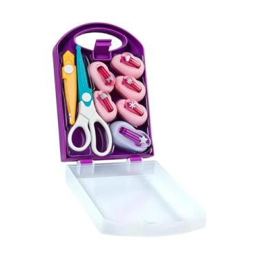 Imagem de Baoblaze Conjunto de 6 furadores de papel, furador de papel versátil para artesanato, faça você mesmo com diferentes formatos, ideal para confecção de cartões