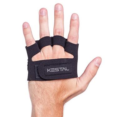 Imagem de Kestal Protetor Mini Palma, luva protetora, protetor palmar musculação, crossfit Preto, M