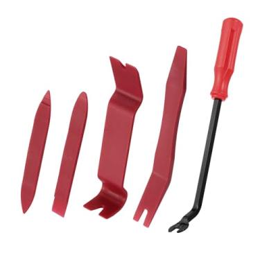 Imagem de HARFINGTON Kit de ferramentas de remoção de acabamento de carro de plástico sem arranhões Conjunto de ferramentas de remoção de prendedor automático de plástico para painel interno da janela da porta