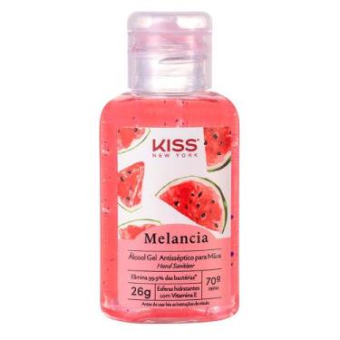 Imagem de Alcool em Gel Kiss New York Melancia, 26g