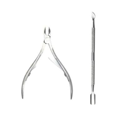 Imagem de Alicate De Cutícula Em Aço Inoxidável Arco-Íris Ferramenta De Manicure