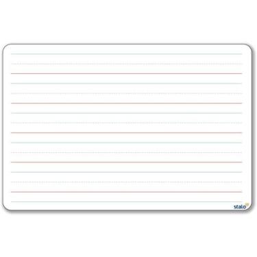 Imagem de Lousa Infantil Quadro de Mão Pautado 30X20CM com KIT Marcador e Mini A