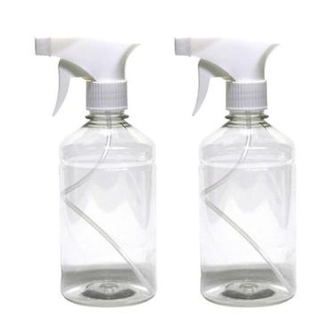 Imagem de 2 Frascos Borrifador Pulverizador 500ml Spray - Idealiza