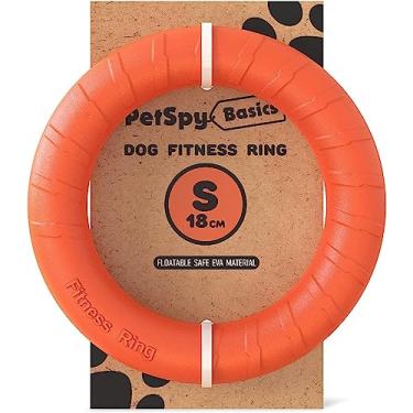 Imagem de PetSpy Anel De Treinamento Para Cães Exercícios Ao Ar Livre, Brinquedo Flutuante Puxar E Disco Voador, Ferramenta Interativa Pequenos, Médios Grandes