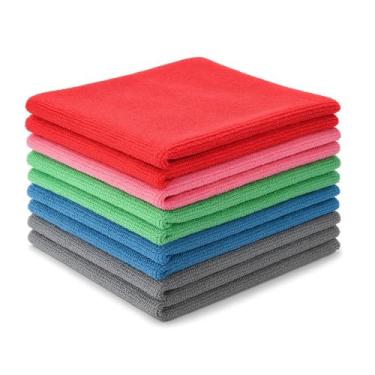 Imagem de GADAN Kit 10 Panos de Microfibra – Super Absorventes, Sem Fiapos, Multiuso para Limpeza de Casa, Cozinha e Carro